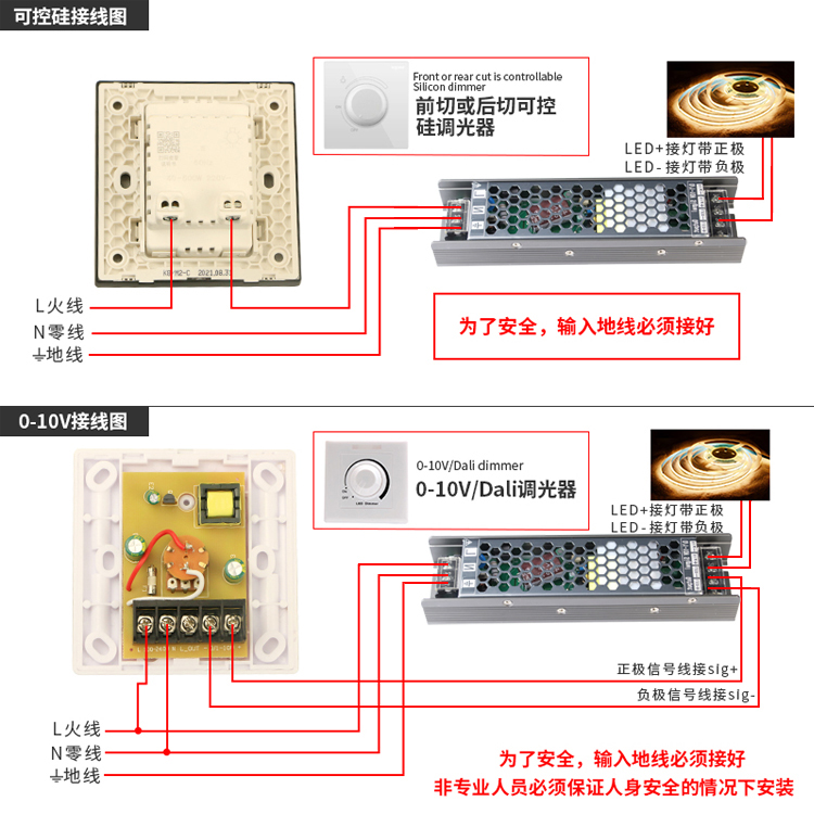 led調(diào)光電源T200W24V